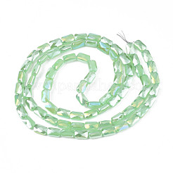 Electroplate Glass Beads Strands&nbsp;EGLA-N002-25-E01