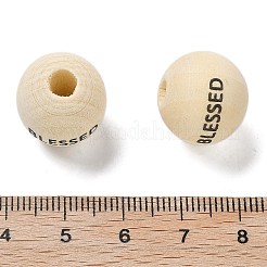 Schima Wood European Beads&nbsp;WOOD-G023-02A