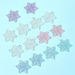 14Pcs 5 Colors AB Color Transparent Acrylic Chandelier Component Links&nbsp;TACR-FS0001-55