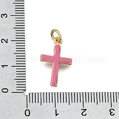 Brass Enamel Pendants&nbsp;KK-CBAEEA8-10D-G