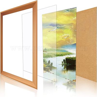 Pmmaクリアボード  長方形  ホワイト  177x127x0.5mm&nbsp;DIY-WH0076-30-1