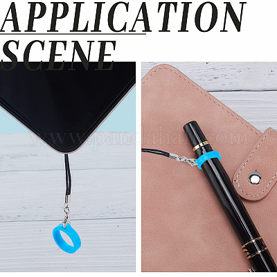 60Pcs Silicone Pendant&nbsp;SIL-GF0001-44-1