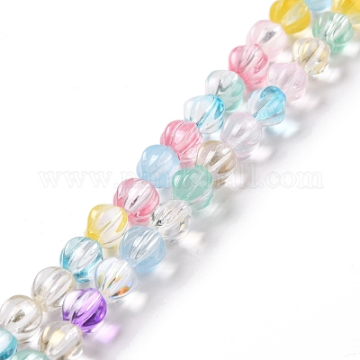 Transparent Glass Beads Strands&nbsp;GLAA-F114-02A-05-1