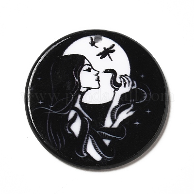 Printed Acrylic Pendants&nbsp;MACR-G059-10E-1