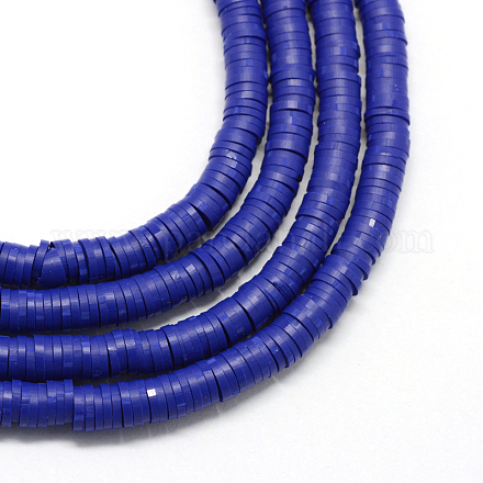 Handmade Polymer Clay Heishi Beads&nbsp;X-CLAY-R067-8.0mm-09-1