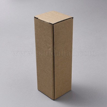 Rectangle Kraft Cardboard Box&nbsp;CON-WH0107-14-1