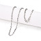 Iron Cable Chains Necklace Making, with Lobster Clasps, Unwelded, Antique Silver, 28.15 inch(71.5cm)~28.74 inch(73cm)
