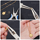 Brass Snap Clasps&nbsp;KK-BBC0021-49G-7