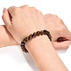 Natural Tiger Eye Beaded Stretch Bracelets&nbsp;B072-7-5