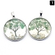 Natural Green Aventurine Pendants&nbsp;PW-WGDCF81-09-1