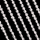 ポリエステルレースリボン  プラスチックパール付き  ピンク  3/8~1/2インチ（11~13mm）&nbsp;OCOR-WH20001-83B-7