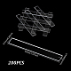 200Pcs Transparent Acrylic Sheets&nbsp;FIND-GA0007-20A-2