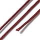 ポリエステル刺繍糸  クロスステッチの糸  暗赤色  2mm  10 M /バンドル&nbsp;OCOR-C005-B19-3