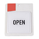 Resin Notice Sign&nbsp;AJEW-K015-C04-1