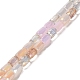 Electroplate Glass Beads Strands&nbsp;EGLA-D030-08I-1