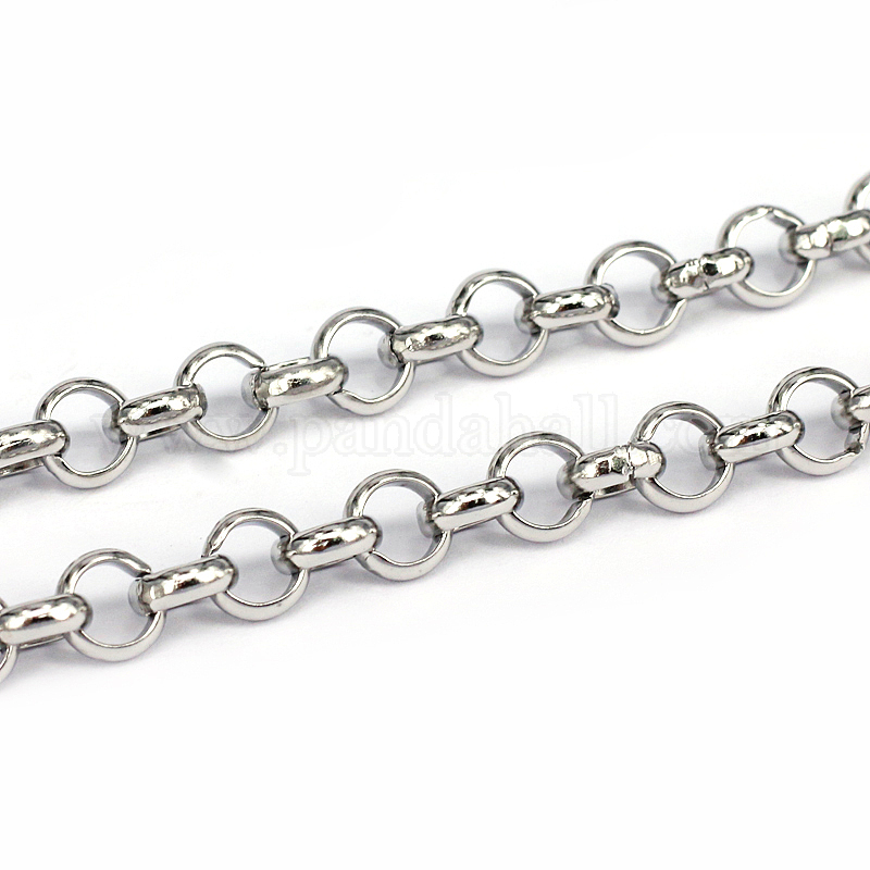 Wholesale Tarnish Resistant 304 Stainless Steel Rolo Chains - Pandahall.com