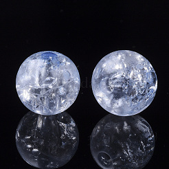 Transparent Crackle Acrylic Beads&nbsp;X-CACR-N002-01