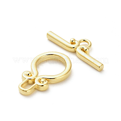 真鍮製マンテル  カドミウムフリー＆ニッケルフリー＆鉛フリー  リング  18KGP本金メッキ  リング：15.5x9x2mm  穴：3x2ミリメートル;バー：6x17.5x2ミリメートル  穴：2mm&nbsp;KK-M314-02G