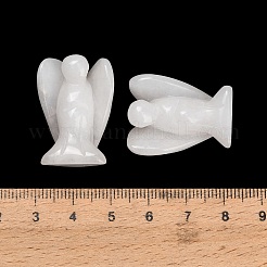 Natural White Jade Gemstone Carved Angle Figurines&nbsp;GG-CBA8396-A16