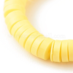 Handmade Polymer Clay Beaded Stretch Rings&nbsp;RJEW-JR00355