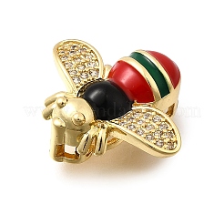 Brass Enamel Beads&nbsp;KK-Z125-17G