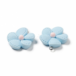 Opaque Resin Pendants&nbsp;RESI-E024-01P-02