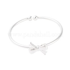 Brass Open Cuff Bangles&nbsp;BJEW-P332-01S