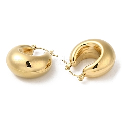 304 Stainless Steel Plain Thick Hoop Earrings&nbsp;EJEW-Z026-09G