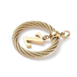 304 Stainless Steel Pendants&nbsp;STAS-D154-01Z-G