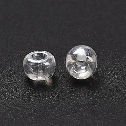 トーホー 3/0ラウンドビーズ  日本製シードビーズ  （101)つの透明な光沢  5.5mm  穴：1.9mm  約300個/50g&nbsp;SEED-XTR03-0101