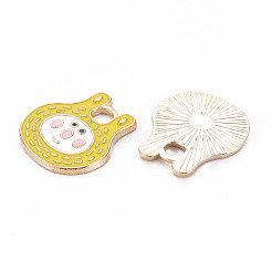 Alloy Enamel Pendants&nbsp;ENAM-N054-67E-NR