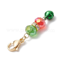 3Pcs Glass Beads Pendant Decorations&nbsp;HJEW-JM02532