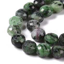 Natural Ruby in Zoisite Beads Strands&nbsp;G-K318-12