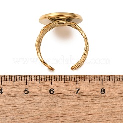 304ステンレス鋼リング部品  ラウンドベゼルカップリングセッティング  イオンプレーティング（ip）  ゴールドカラー  17.5mm  18mm  トレイのサイズ：16mm&nbsp;STAS-P454-06E-G