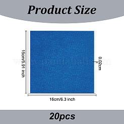 3Dプリンターシート  青いマスキングテープ  正方形  ドジャーブルー  160x150x0.2mm&nbsp;AJEW-WH0348-709A