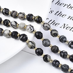Natural Netstone Beads Strands&nbsp;G-N326-100-10