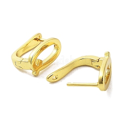 Brass Letter Stud Earrings for Women&nbsp;EJEW-A038-01Q-G