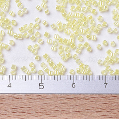 MIYUKIデリカビーズ  シリンダー  日本製シードビーズ  11/0  （db0232)ライトレモンアイスセイロン  1.3x1.6mm  穴：0.8mm  約10000個/袋  50 G /袋&nbsp;SEED-X0054-DB0232
