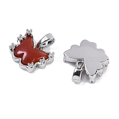 Brass Micro Pave Cubic Zirconia Pendants&nbsp;KK-U043-37P-01