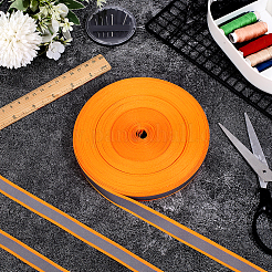50M Reflective Polyester Ribbons&nbsp;OCOR-WH0070-306B