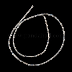 ウォーターメロンストーンガラスビーズ連売り  コラム  4x2mm  穴：0.8mm  約102個/連  15.75''（40センチメートル）&nbsp;GG-CBAED3F-A01-01