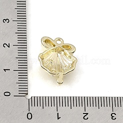Brass & Plastic Pearl Pendants&nbsp;PL-CBAE379-07LG-B