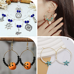 240Pcs 8 Styles 316 Surgical Stainless Steel Wine Glass Charms Rings&nbsp;STAS-BBC0009-38