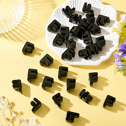 アクリルヨーロピアンビーズ  大穴ビーズ  文字F  21x17.5x13.5mm  穴：6mm&nbsp;OACR-TAC0013-14F