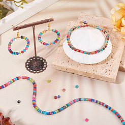 1 Starnd Dyed Synthetic Imperial Jasper & Turquoise Beads Strands&nbsp;G-TA0002-80