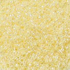 MIYUKIデリカビーズ  シリンダー  日本製シードビーズ  11/0  （db0232)ライトレモンアイスセイロン  1.3x1.6mm  穴：0.8mm  約10000個/袋  50 G /袋&nbsp;SEED-X0054-DB0232
