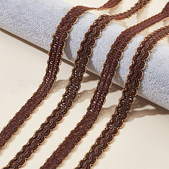 Polyester Lace Ribbon&nbsp;OCOR-WH0078-26