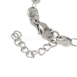 304 Stainless Steel Link Chain Bracelet Making&nbsp;STAS-K252-20E-P