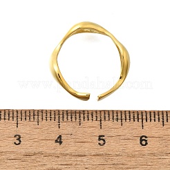 925 Sterling Silver Cuff Rings&nbsp;RJEW-D300-03G