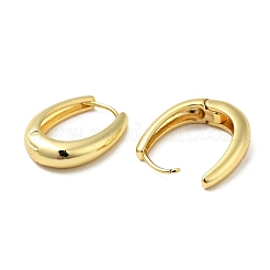 Brass Hinged Hoop Earrings for Women&nbsp;EJEW-A079-06G